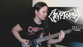 Cryptopsy  Grave of the Fathers guitar cover [upl. by Einnaf]