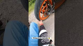 Duki ke bare kam ho gai motorcycle shortvideo rider minivlog motovlog [upl. by Leinadnhoj]