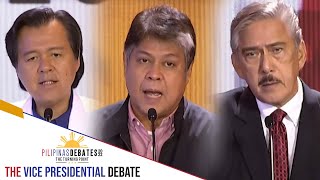 Closing message ng vice presidential candidates  PiliPinas Debates 2022 [upl. by Neelehtak]