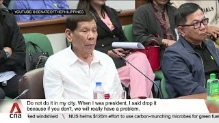 Former Philippine president Rodrigo Duterte strongly defends his war against drugs [upl. by Ahsiaa]