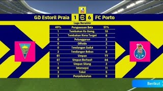 PORTO VS ESTORIL PRAIA  EFOOTBALL 2025 [upl. by Gnidleif]