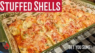 Make Amazing Stuffed Pasta Shells Easily With This Recipe  Homemade Marinara Sauce [upl. by Pedrotti633]