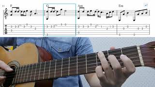 We Dont Talk Anymore  Easy Fingerstyle Guitar Tutorial Lesson With Tabs [upl. by Bibah130]