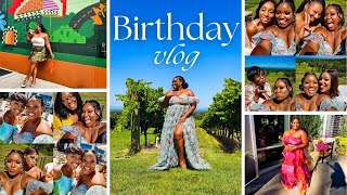 Birthday Vlog Winery Tour Rooftop Dinner Cocktail Class amp Much Needed Girl Time [upl. by Earas]