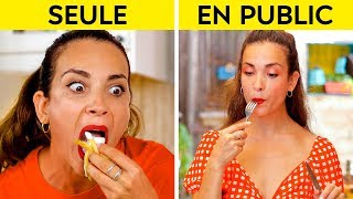 FILLES EN PUBLIC VS FILLES SEULES  Règles de SavoirVivre Seule ou En Société Par 123 GO [upl. by Barnabe]