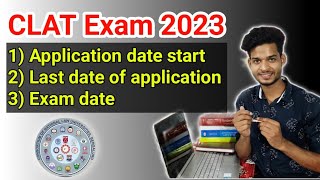 clat 2023 application form date clat 2023 application form last date wisdom of law [upl. by Warfeld365]