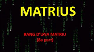 Matrius i determinants 8a part rang duna matriu [upl. by Pence192]