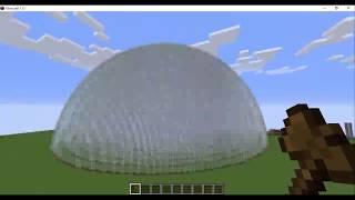 ✔️ How to Build a Sphere in Minecraft HD WebdownTutorial [upl. by Linder948]