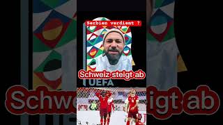 Schweiz steigt und Serbien in der Relegation verdient  nationsleague [upl. by Elia544]