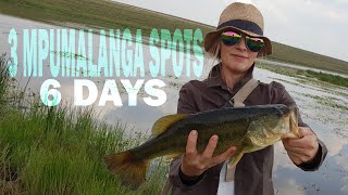 Epic bass fishing trip around Mpumalanga [upl. by Attekal139]