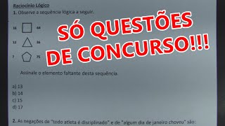 RACIOCÍNIO LÓGICO 95  SÓ QUESTÕES DE CONCURSO [upl. by Drehcir879]