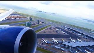 HD Delta Airlines Boeing 777200LR  Hong Kong Chek Lap Kok to Tokyo Narita [upl. by Hanako]