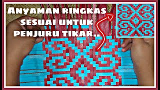 Anyaman ringkas sesuai untuk penjuru tikar [upl. by Ahtamas]