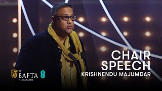 BAFTA Chair Krishnendu Majumdars Opening EE BAFTA Film Award Speech  EE BAFTAs 2023 [upl. by Idnib]