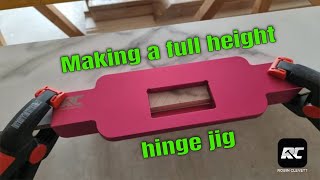 long DIY hinge jig perfect for new and existing linings made from scrap material [upl. by Downey]