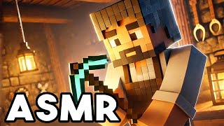 Minecraft ASMR Roleplay Blacksmith Grades Your Pickaxe RELAXING [upl. by Aneelas683]