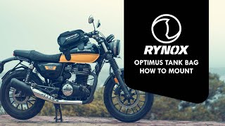 Rynox Optimus Tank Bag How to Mount [upl. by Isbel]