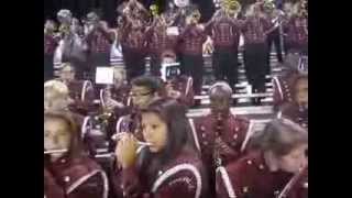 Pineville High School Rebels Marching Band performing fight song Are you from Dixie 102513 [upl. by Pavior]