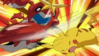 Pikachu Fight With Crawdaunt Pokemon [upl. by Ardeed]