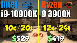 i910900K vs Ryzen 9 3900X [upl. by Suk]