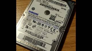 Samsung HM251JI HDD ASMR [upl. by Wellington903]