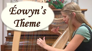 Eowyns Theme With Variations Lord of the Rings Harp Cover [upl. by Inad]