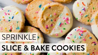 Sprinkle Slice amp Bake Cookies  Sallys Baking Recipes [upl. by Fiorenze]