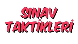 SINAV TEKNİKLERİ [upl. by Trinee]