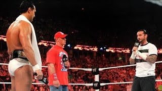 John Cena and CM Punk demand WWE Championship rematches Raw August 22 2011 [upl. by Eelaras]