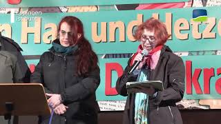 quotEppingen ist buntquot  Demo gegen Hass und Hetze und für Demokratie [upl. by Dolores]