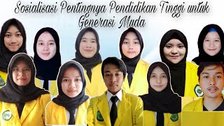 Sosialisasi Pentingnya Pendidikan Tinggi Untuk Generasi Muda KKN Universitas Siliwangi [upl. by Llednol]