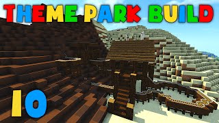 Minecraft Theme Park Build  Part 10  Minecart Coaster [upl. by Bronder603]