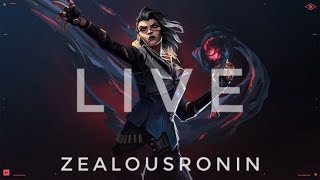 AAj TO CUSTOM  ZealousRonin  Valorant Live Livestream valorantlive facecam chatonly [upl. by Garett]