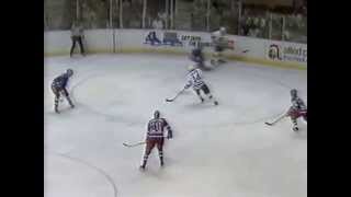 Hartford Whalers Opening Night 1985 Siltanen Power Play Goal [upl. by Yulma130]