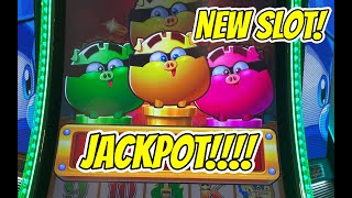 🚨🚨BRAND NEW MAJOR JACKPOT HANDPAY ON BANK BUSTER SLOT [upl. by Ayerdna240]