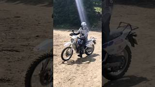 Yamaha TT600 comedy funny fashion couple outfit music enduro watercrossing water romania [upl. by Junieta]