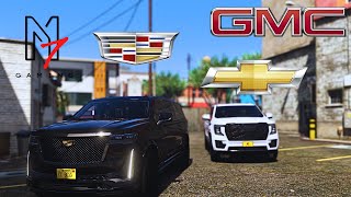 GM Truck Fleet Showcase  Escalade amp Denali Cinematic Video  FCU Series  GTA 5 Real Life Mods 2023 [upl. by Roosevelt]