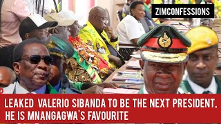 Leaked Valerio Sibanda To Be The Next President He Is Mnangagwas Favourite [upl. by Ecyal253]