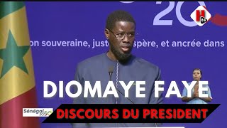 Lancement du RÉFÉRENTIEL SENEGAL 2050 la discours du président BASSIROU DIOMAYE FAYE [upl. by Anihpesoj301]