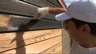 How to stain weatherboards with Resene Woodsman [upl. by Elianore]