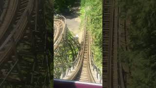 Excalibur Wooden Roller Coaster POV  Funtown Splashtown USA  2024 [upl. by Aydne]