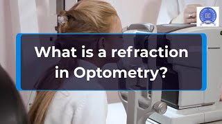 What is a refraction in Optometry [upl. by Neenwahs67]