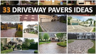 33 Driveway Pavers Ideas  DecoNatic [upl. by Elwee]