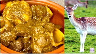 হরিনের মাংস ভূনা  Horiner Mangsho  Deer meat bangla recipe [upl. by Deden367]