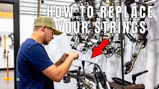 How To Restring A Compound Bow [upl. by Merfe]