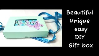 Beautiful and easy DIY gift box  Unique handmade gift Idea  Papercraft [upl. by Banerjee824]