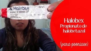 Halobex  Propionato de halobetasol  para psoríase [upl. by Cesaro]