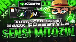 🇧🇷PACK de SENSI SADX FREESTILE😈SENSI MItozin FF  SENSI ADVANCED 🔥Sensi para puxar capa Sensi XITADA [upl. by Radburn668]