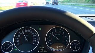 BMW 435i Verbrauch Benzin Autobahn F33 Cabrio Gasoline Consumption Highway Autostrada [upl. by Oira]