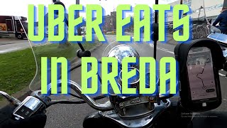 POV UBER EATS DELIVERY IN BREDATHE NETHERLANDS [upl. by Criswell]